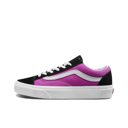 VANS Style 36 Series Низкие Скейтборд Кроссовки Унисекс Черный Фиолетовый