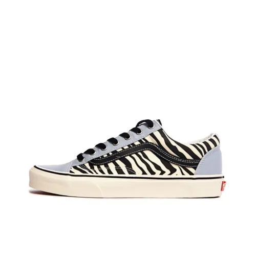 VANS Mismatch Style 36 Low Топ Скейтборд Кроссовки Унисекс Армейский зеленый