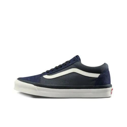WTAPS x VANS SK8 OG Old Skool LX Low Топ Скейтборд Кроссовки Unisex Джинсовый Синий