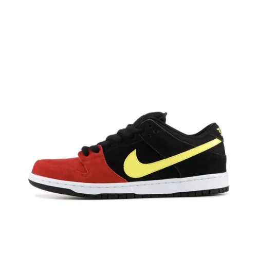 Nike Dunk SB Butt Head Slip-resistant Low Top Скейтборд Кроссовки Мужские Черные Красные
