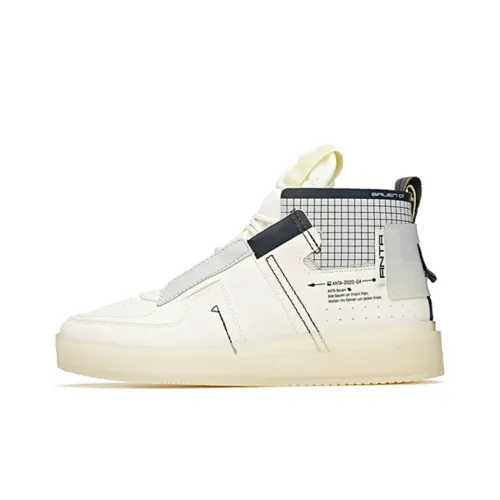 ANTA Life Collection Высокие Кроссовки для скейтбординга Мужские Белые Серые Черные