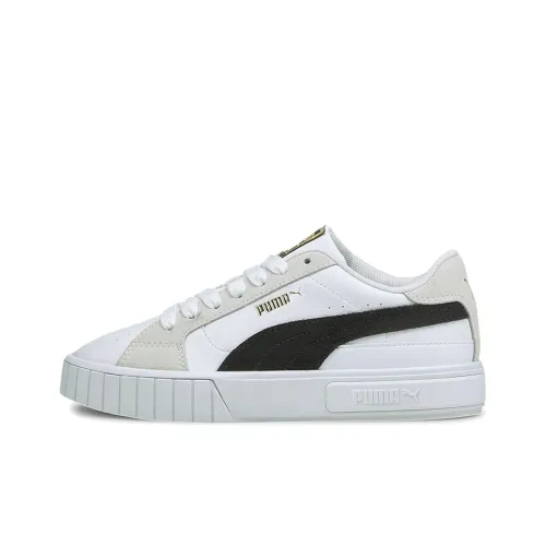 PUMA Cali Star MI Low Кроссовки для скейтбординга Женские Белый Серый Черный