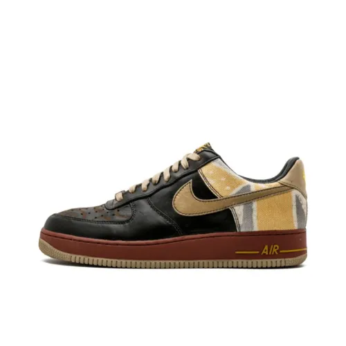 Nike Air Force 1 BHM Нескользящий Легкий Низкий Топ Скейтбординг Мужской Черный 2008