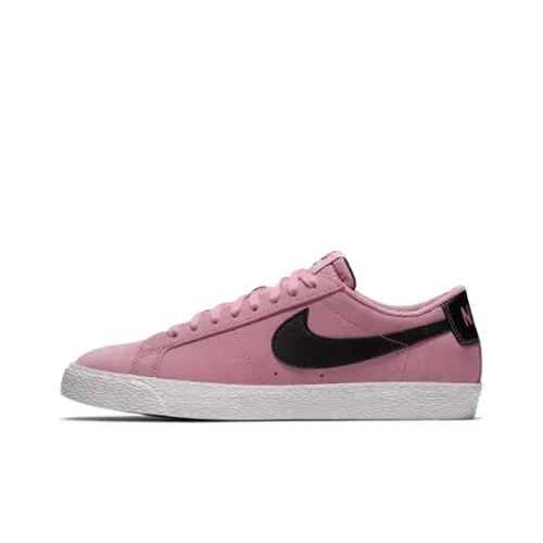 Nike Blazer Non Slip Легкий Низкий Топ Скейтборд Кроссовки Унисекс Элемент Розовый