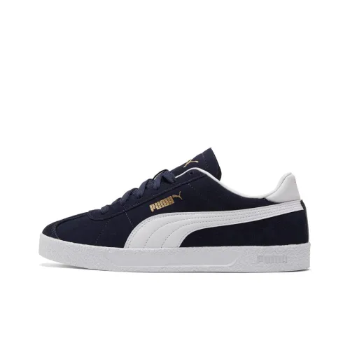 PUMA Club Low Skateboard Кроссовки Унисекс Синие Белые
