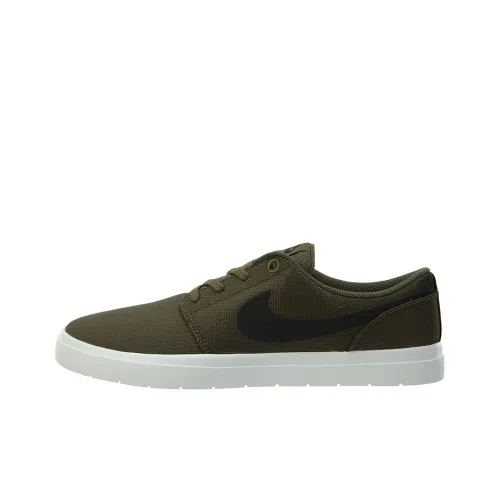Nike SB Portmore 2 Устойчивый к истиранию противоскользящий легкий низкий топ кроссовки для скейтбординга мужской зеленый