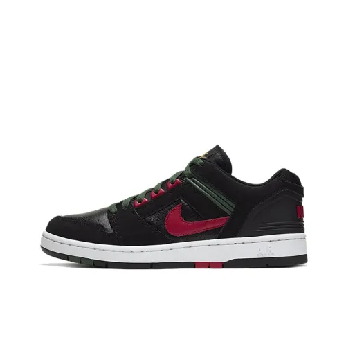 Nike Air FORCE 2 Low Покрытие Поддержка Низкий Топ Скейтбординг Кроссовки Унисекс Черный Красный Зеленый