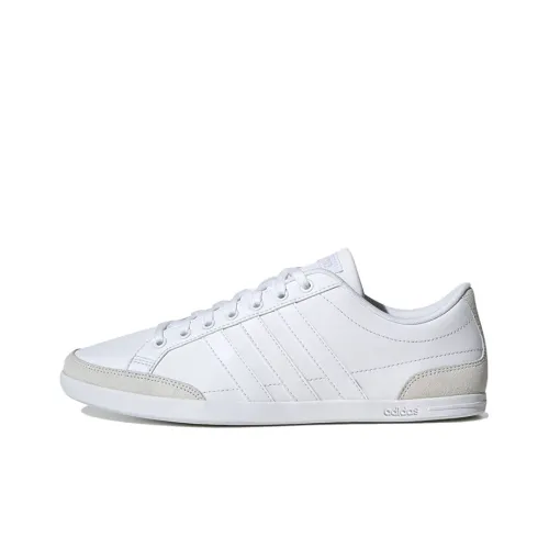 Adidas Neo Caflaire Slip-Resistant Abrasion-Resistant Low-Top Skateboard Shoes Men's White Adidas Neo Caflaire Slip-Resistant Abrasion-Resistant Низкие Кеды для Скейтбординга Мужские Белые