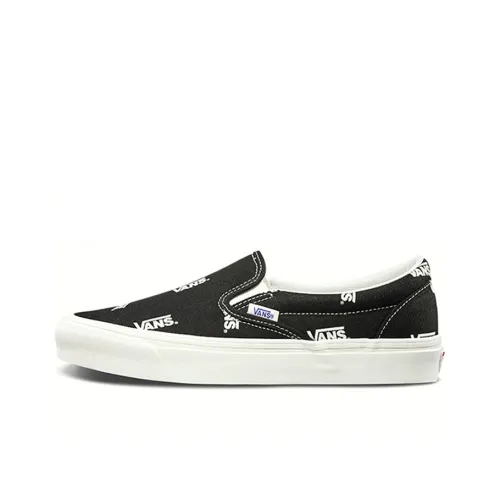 VANS Slip On OG Classic LX Low Top Скейтборд Кроссовки Unisex Черный
