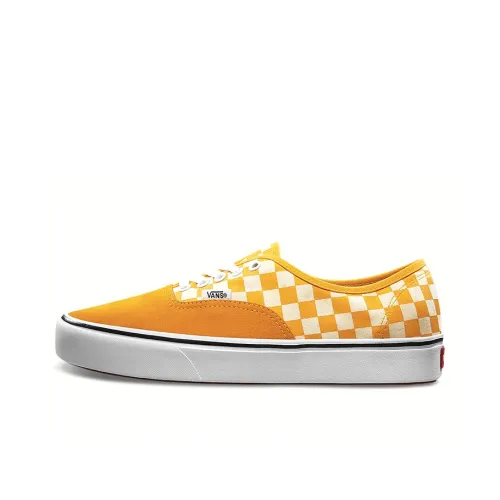 VANS Authentic Series Низкие Кроссовки для скейтбординга Унисекс Желтые