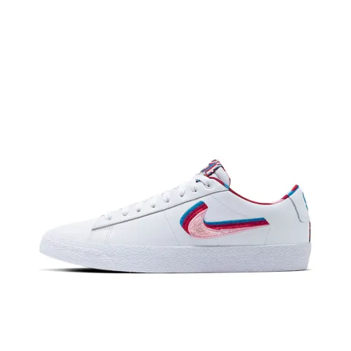 Parra x Nike Blazer Low Топ Скейтборд Кроссовки Унисекс Белый