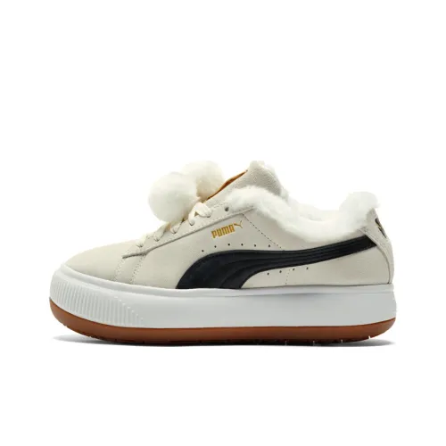PUMA SUEDE MAYU Скейтборд Кроссовки Низкие с Мехом Женские Бежевые