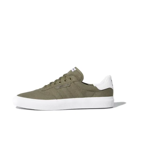 Adidas Originals 3MC Vulc Нескользящий Легкий Низкий Топ Скейтборд Кроссовки Унисекс Коричневый Зеленый