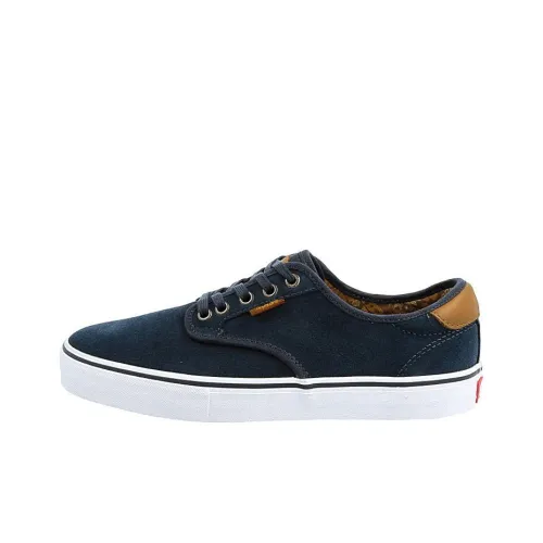Vans Chima Ferguson Pro Low Топ Скейтборд Кроссовки Мужские Морской Синий Коричневый