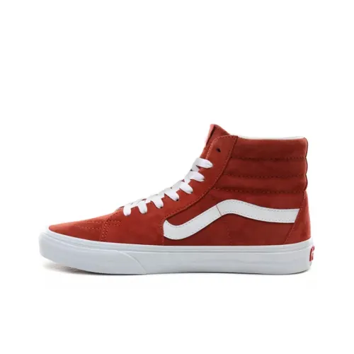 VANS SK8 High Топ Скейтборд Кроссовки Унисекс Темно-красный