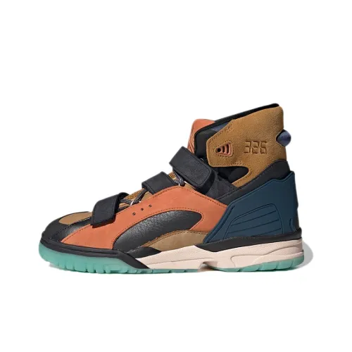 KID CUDI x adidas originals Vadawam 326 Высокие Кроссовки для скейтбординга Мужские Земляной Желтый