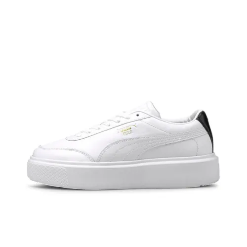 PUMA Oslo Maja Износостойкий и Легкий Низкий Топ Кроссовки для скейтбординга Женские Белые