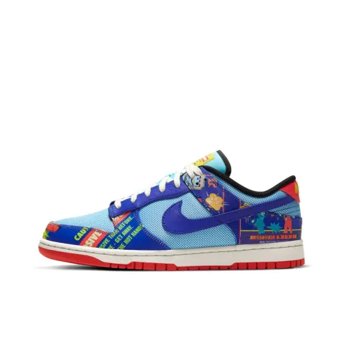 nike Dunk Ретро OG 'Firecracker' 'CNY' Низкие Скейтборд Кроссовки Unisex Синий Красный