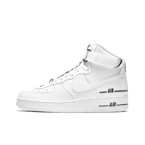 Nike Air Force 1 '07 LV8 3 Slip Resistant Abrasion Resistant High Top Скейтборд Кроссовки Unisex Белый Черный