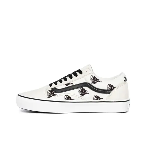 Vans Old Skool Collection Sixty Sixers ComfyCush Low Топ Скейтборд Кроссовки Унисекс Черный Белый