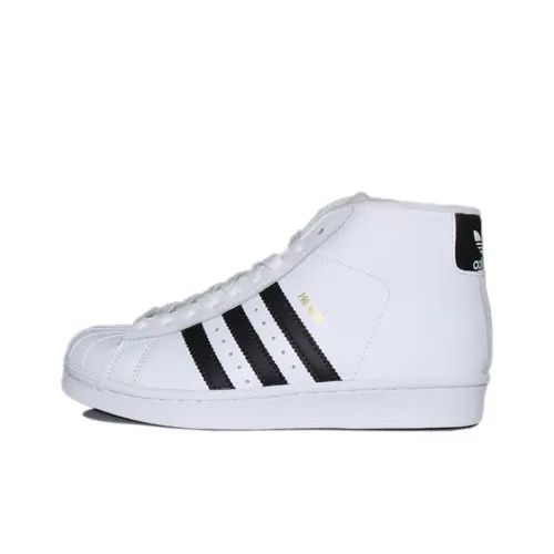 Adidas Originals Pro Model Abrasion Resistant MID Скейтборд Кроссовки Унисекс Белый