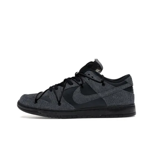 OFF Белый x Nike Dunk Slip-Resistant Abrasion-Resistant Low-Top Скейтбординг Кроссовки Мужские Черные Серые