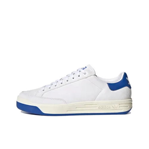 Adidas Originals Rod Laver Аbrasion Resistant Низкие Кроссовки для скейтбординга Унисекс Белый Синий