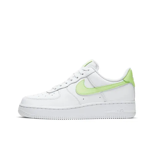 Nike Air Force 1 07 Покрытие Slip-Resistant и Abrasion-Resistant Низкие Кроссовки для скейтбординга Женские Белые Зеленые
