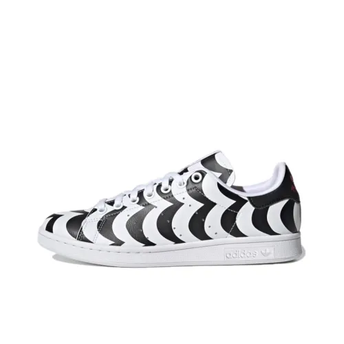 Marimekko совместный бренд x Adidas Originals StanSmith Low Топ Скейтборд Кроссовки Женские Белые Черные
