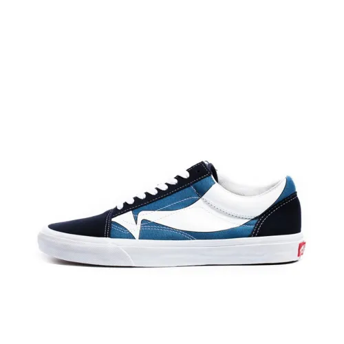 VANS Old Skool Collection Низкие Кроссовки для Скейтбординга Унисекс Морской Синий