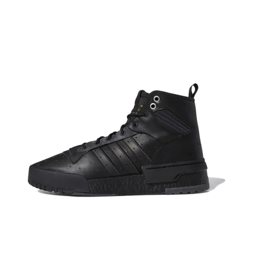 Adidas Originals Rivalry RM или High Топ Скейтборд Кроссовки Мужские Чисто черные