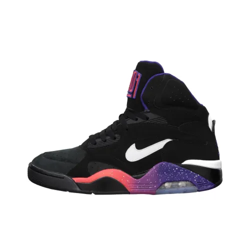 Nike Air FORCE 180 Phoenix Suns Slip-resistant High Top Скейтбординг Кроссовки Мужские Черные Красные