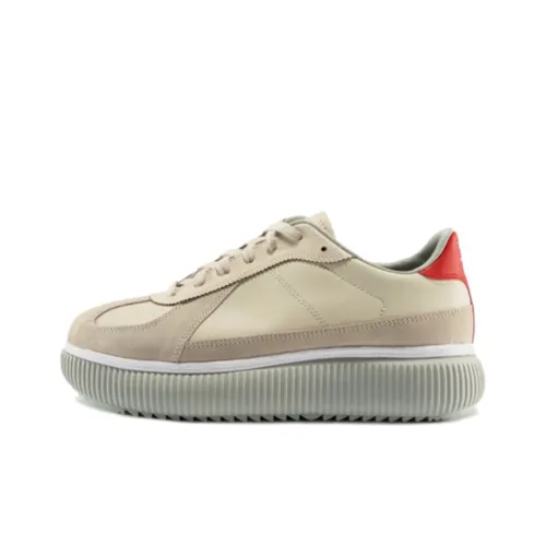 Onitsuka Tiger Delecity Покрытие Slip-Resistant Низкие Кроссовки для Скейтбординга Унисекс Бежевые