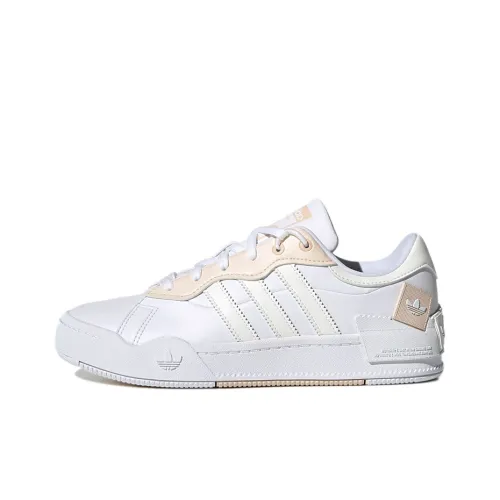Adidas Originals Rey Galle Аbrasion Resistant Slip Resistant Низкие Кроссовки для скейтбординга Женские Белые