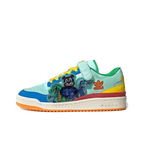 Kerwin Frost x Adidas Originals FORUM Low 'Benchmates' Низкие Кроссовки для скейтбординга Унисекс Многоцветные