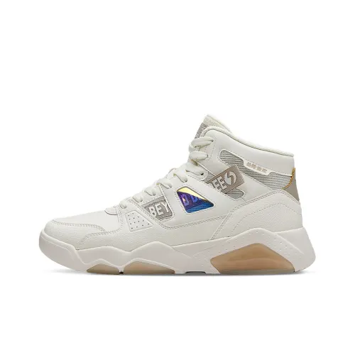 361° Xingran Slip-on Устойчивый к истиранию Высокий Топ Скейтборд Кроссовки Мужские Бежевый Белый