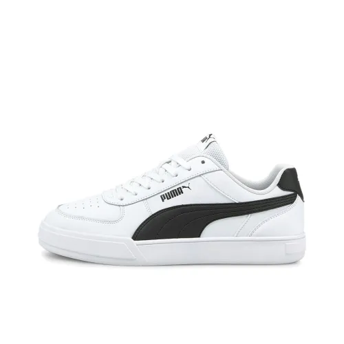 PUMA Caven Low Топ Скейтборд Кроссовки Унисекс Белый Черный
