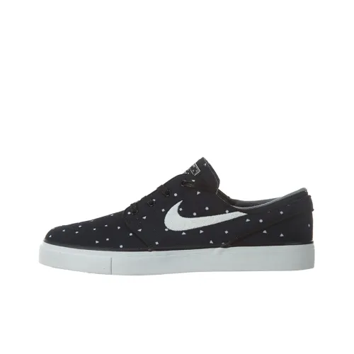 Nike SB Stefan Janoski Амортизация Устойчивый к истиранию Легкий Низкий Топ Скейтборд Кроссовки Мужские Черные