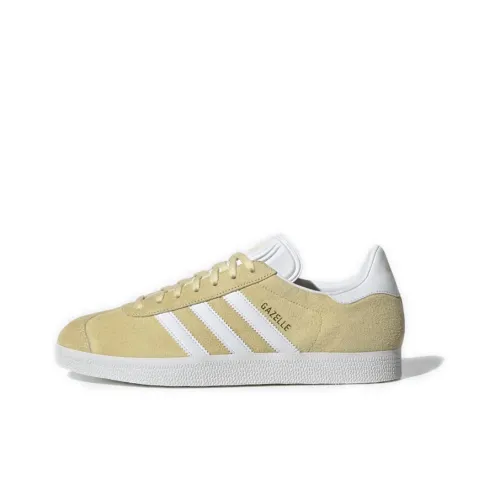 Adidas Originals Gazelle Low Топ Кроссовки для скейтбординга Unisex Light Желтый
