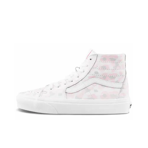 VANS SK8 Tapered Высокие Кроссовки для скейтбординга Женские Розовые Белые