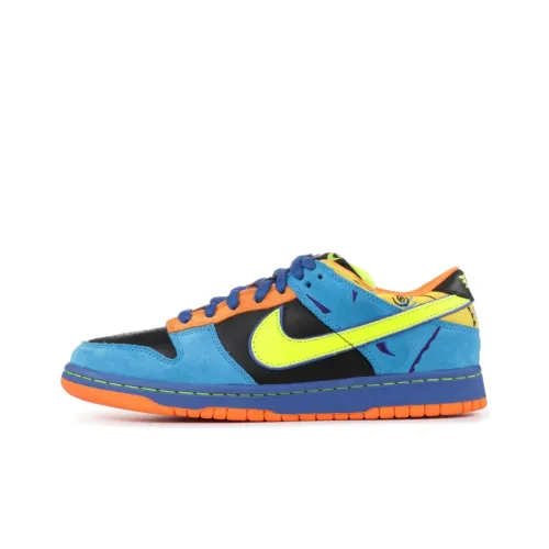 Nike Dunk SB Skate или Die Low Скейтбординг Топ Кроссовки Мужские Синий Черный Желтый