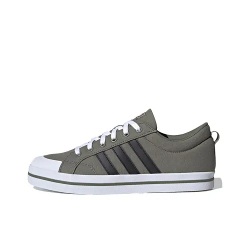 Adidas Neo Bravada Slip Resistant Abrasion Resistant Низкие Скейтбординг Кроссовки Unisex Зеленый Белый