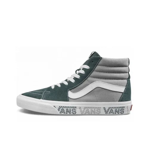 Vans SK8 High Кроссовки для скейтбординга Унисекс Серый Зеленый