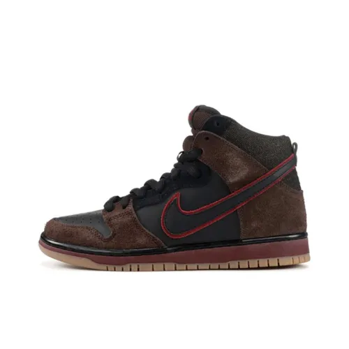 nike Dunk SB Brooklyn Projects Reign IN Blood SLAYER Нескользящий Легкий Высокий Топ Скейтборд Кроссовки Мужские Черный Красный