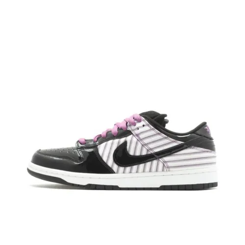 Nike Dunk SB Avenger Фиолетовый Нескользящий Легкий Низкий Топ Скейтборд Кроссовки Мужские Черный Фиолетовый