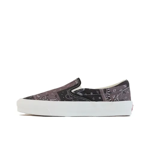 KITH Collaboration x VANS Slip On Series Keith Deconstruction Low Top Скейтборд Кроссовки Unisex Фиолетовый