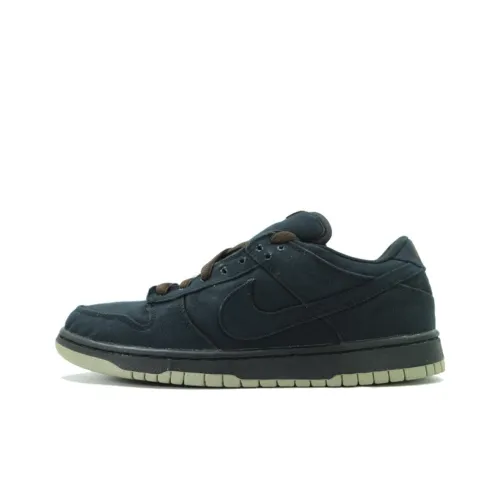 Nike Dunk SB Carhartt Low Топ Скейтборд Кроссовки Мужские Черные