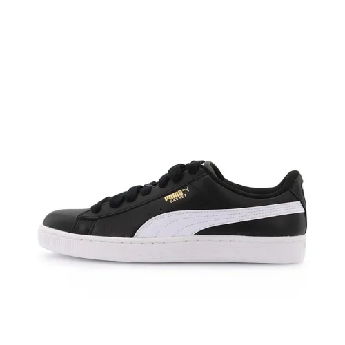 PUMA Basket Classic LFS Abrasion Resistant Низкие Кроссовки для скейтбординга Унисекс Черный Белый