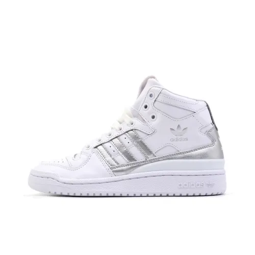 Adidas Originals Forum Mid Топ Кроссовки для скейтбординга Женские Белые