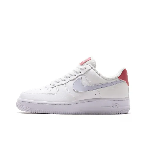 Nike Air FORCE 1 Desert Berry Покрытие Slip-resistant Низкий топ Скейтбординг Кроссовки Женские Белый Розовый